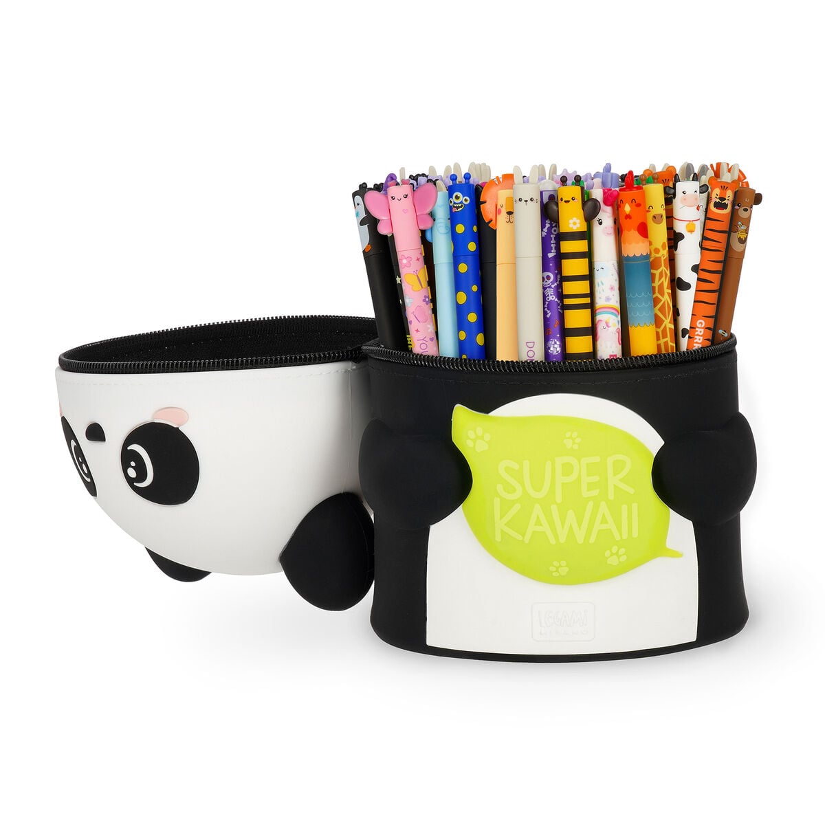 Legami - Soporte para Lápices de Sobremesa Panda - Super Kawaii