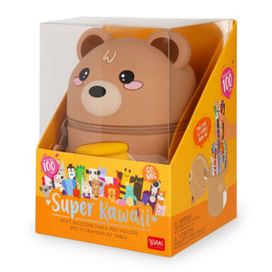 Legami - Portalápices de mesa Teddy Bear - Súper Kawaii