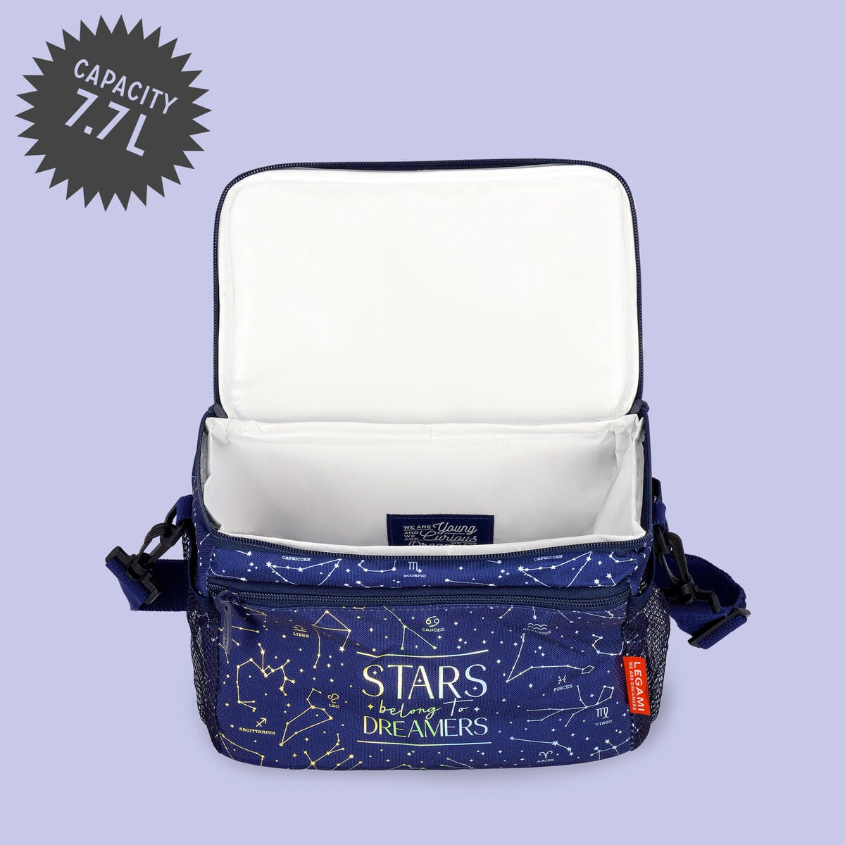 Legami - 7.7 l Bolsa Térmica para Almuerzo - Stars - Bolsa Térmica para Almuerzo
