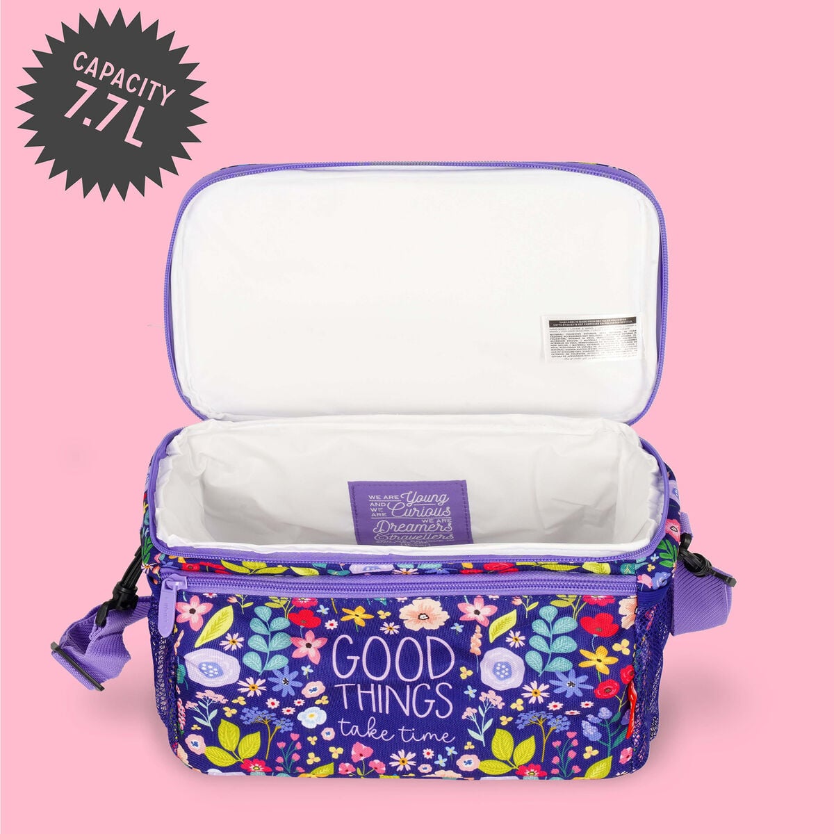 Legami - Bolsa térmica de 7,7 l - Flores - Bolsa térmica
