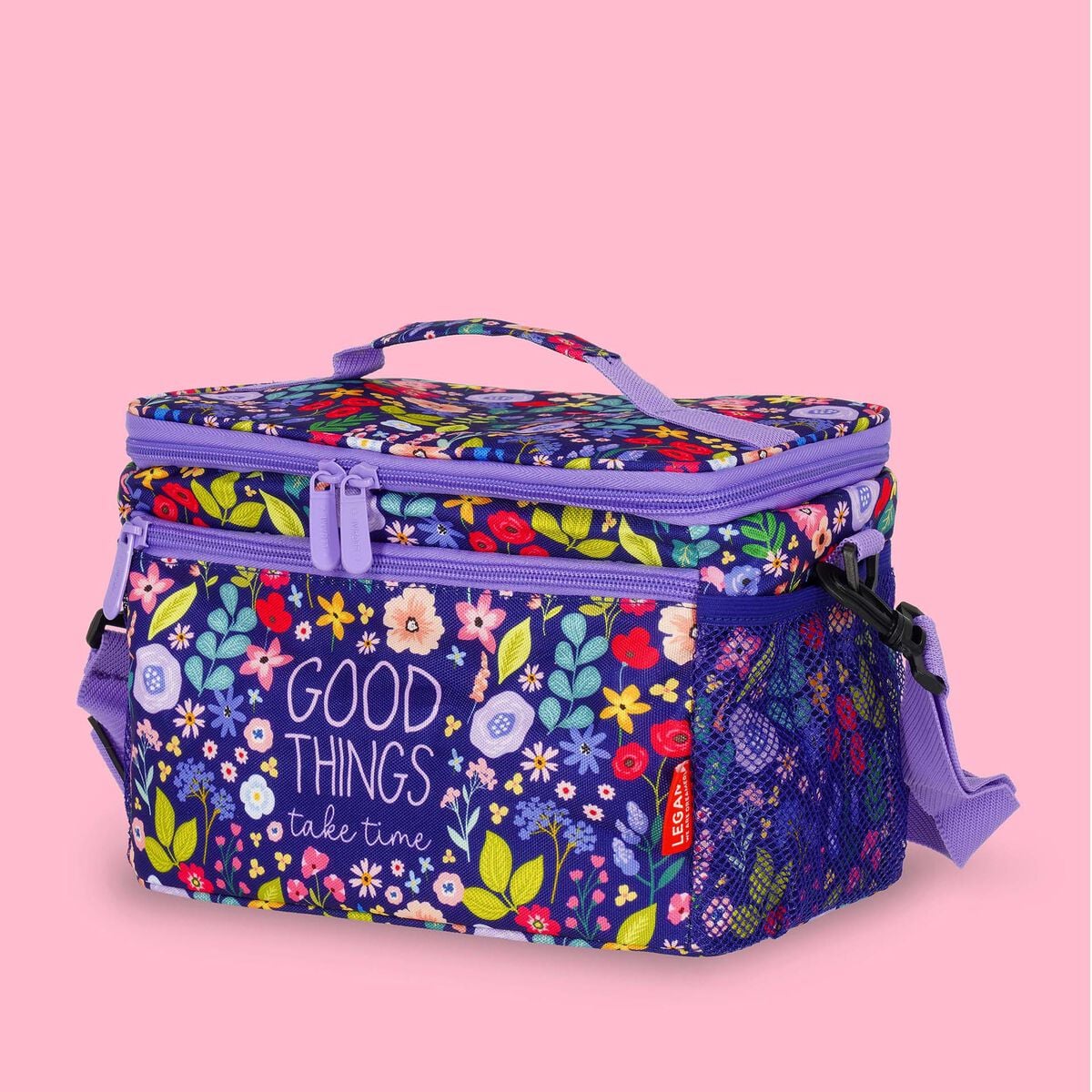 Legami - Bolsa térmica de 7,7 l - Flores - Bolsa térmica
