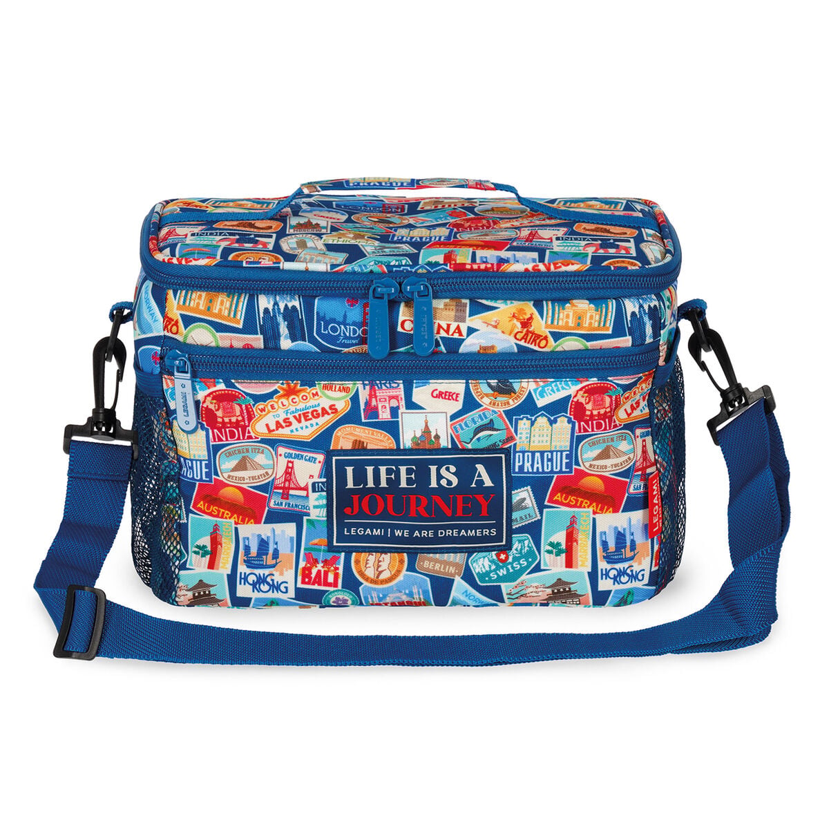 Legami - Bolsa de Almuerzo de 7.7 l - Pegatinas de Viaje - Bolsa de Almuerzo