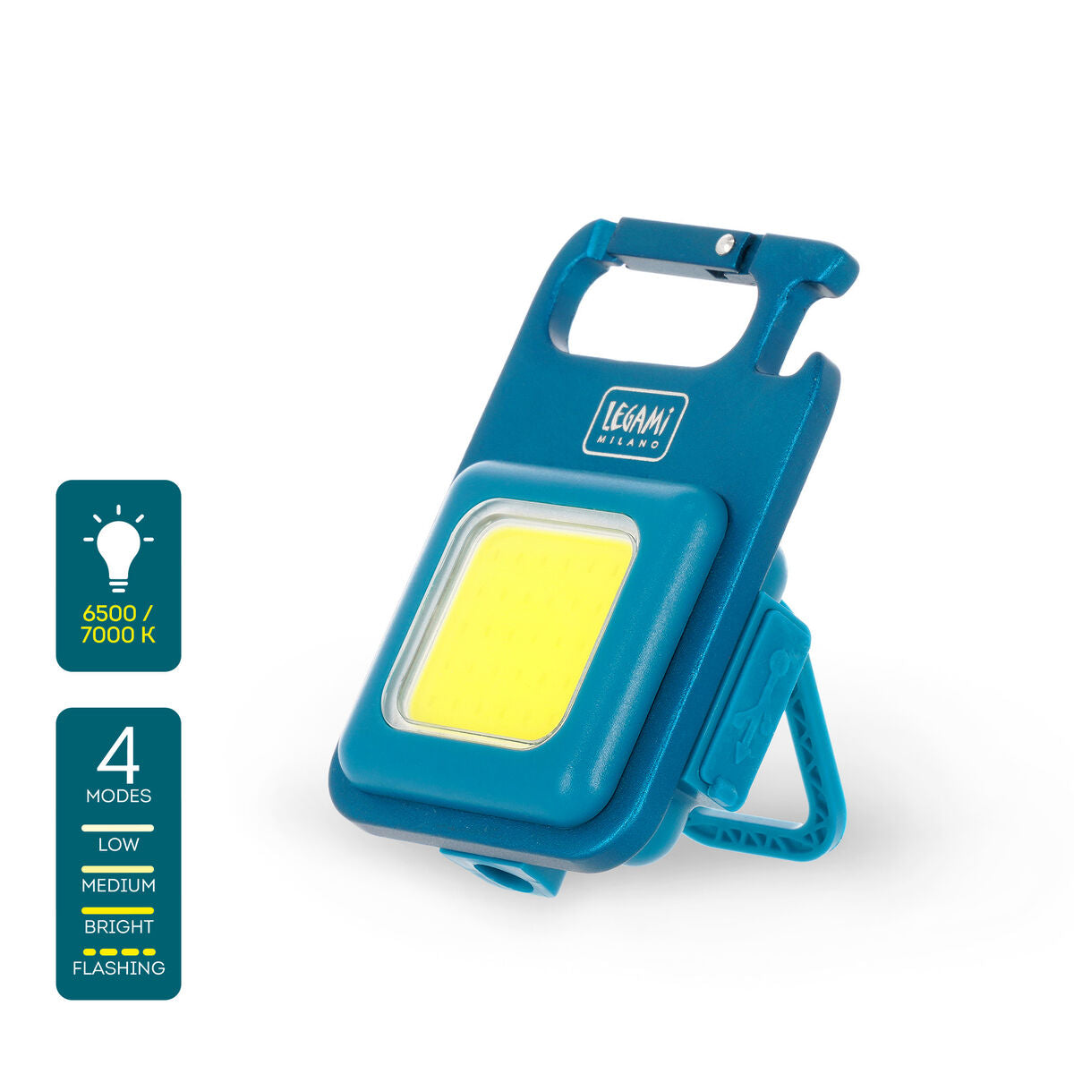 Legami - Linterna LED COB recargable