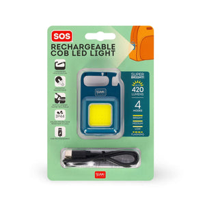 Legami - Linterna LED COB recargable