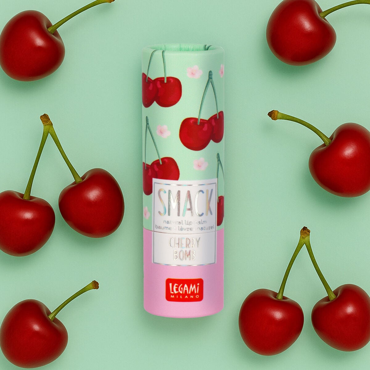 Legami - Bálsamo labial de cereza - Smack