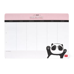Legami - Panda Alfombrilla de Papel y Memo Cube - Smart Notes