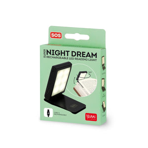 Legami - Lámpara de lectura LED recargable - Süper Night Dream
