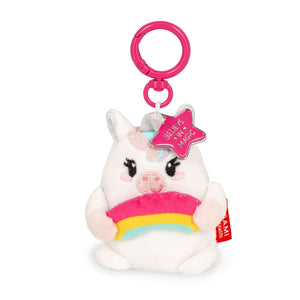 Legami - Llavero de Peluche Unicornio - ¡Diminuto y Súper Suave!