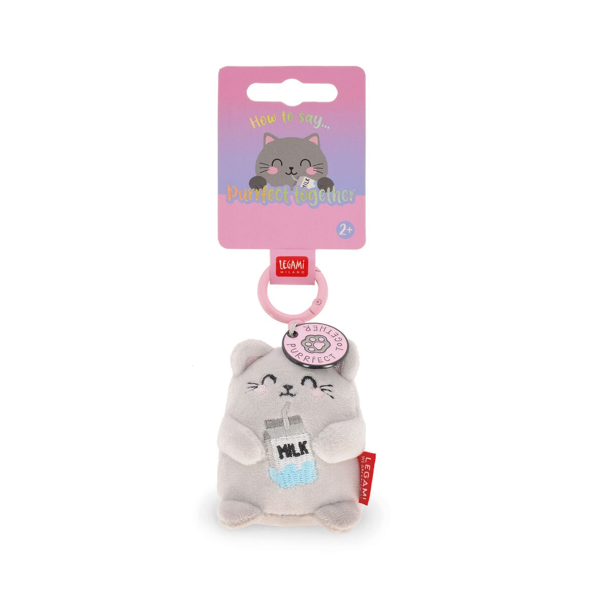 Legami - Llavero Peluche Gato - ¡Tiny Súper Suave!