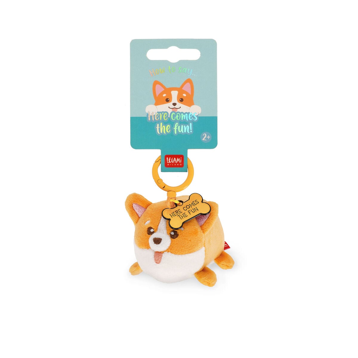 Legami - Llavero Peluche Corgi - Tiny ¡Súper suave!