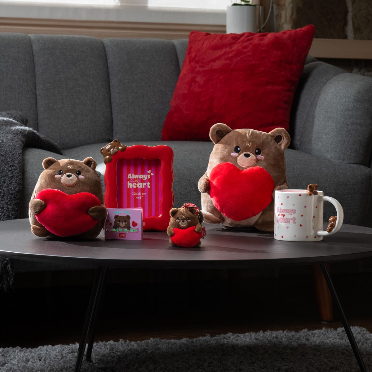 Legami - Llavero de Peluche Osito - Tiny ¡Súper Suave!