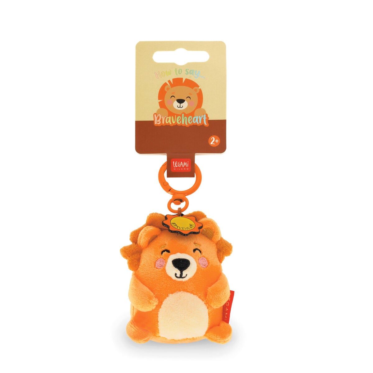Legami - Llavero de peluche León - ¡Muy suave!