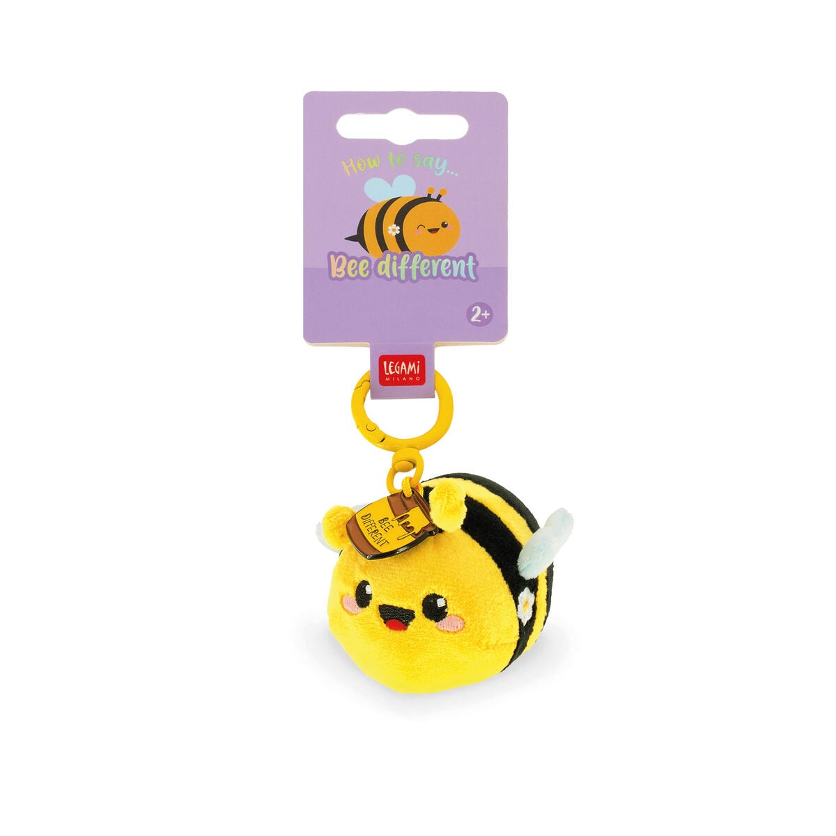 Legami - Llavero de Peluche de Abeja - ¡Tiny súper suave!
