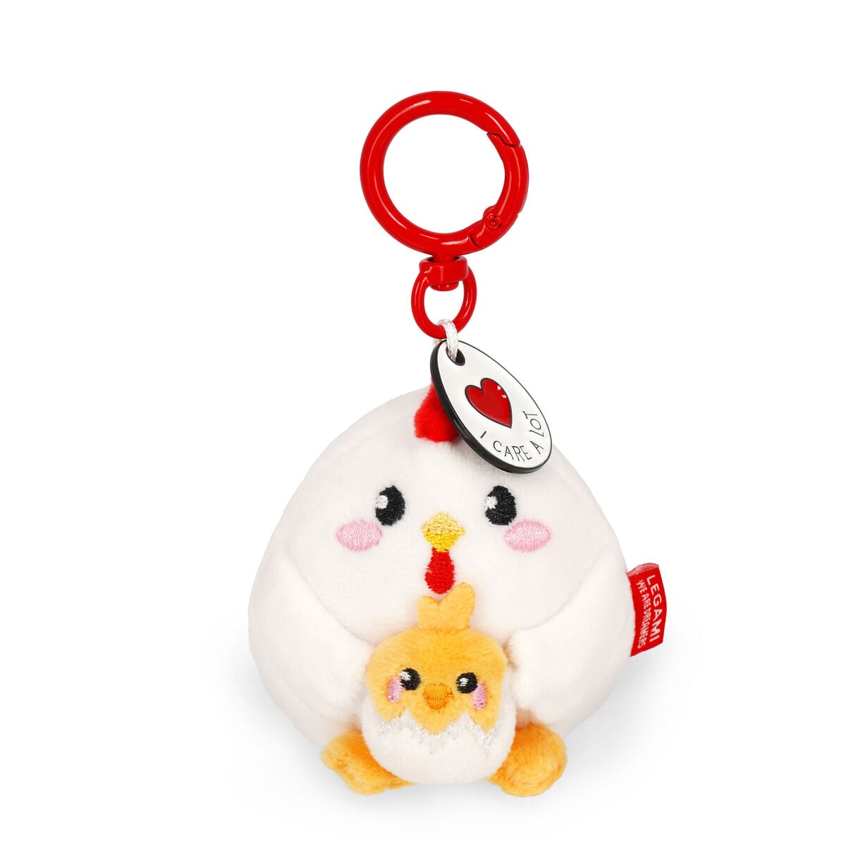 Legami - Llavero de Peluche de Gallina - ¡Súper Suave!