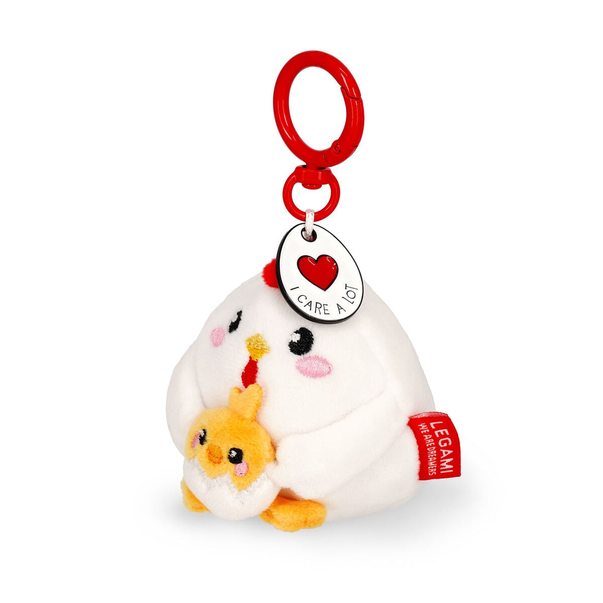 Legami - Llavero de Peluche de Gallina - ¡Súper Suave!