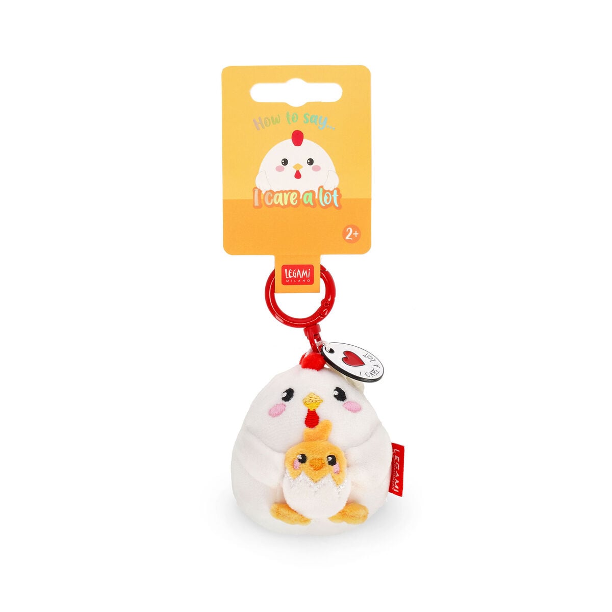 Legami - Llavero de Peluche de Gallina - ¡Súper Suave!