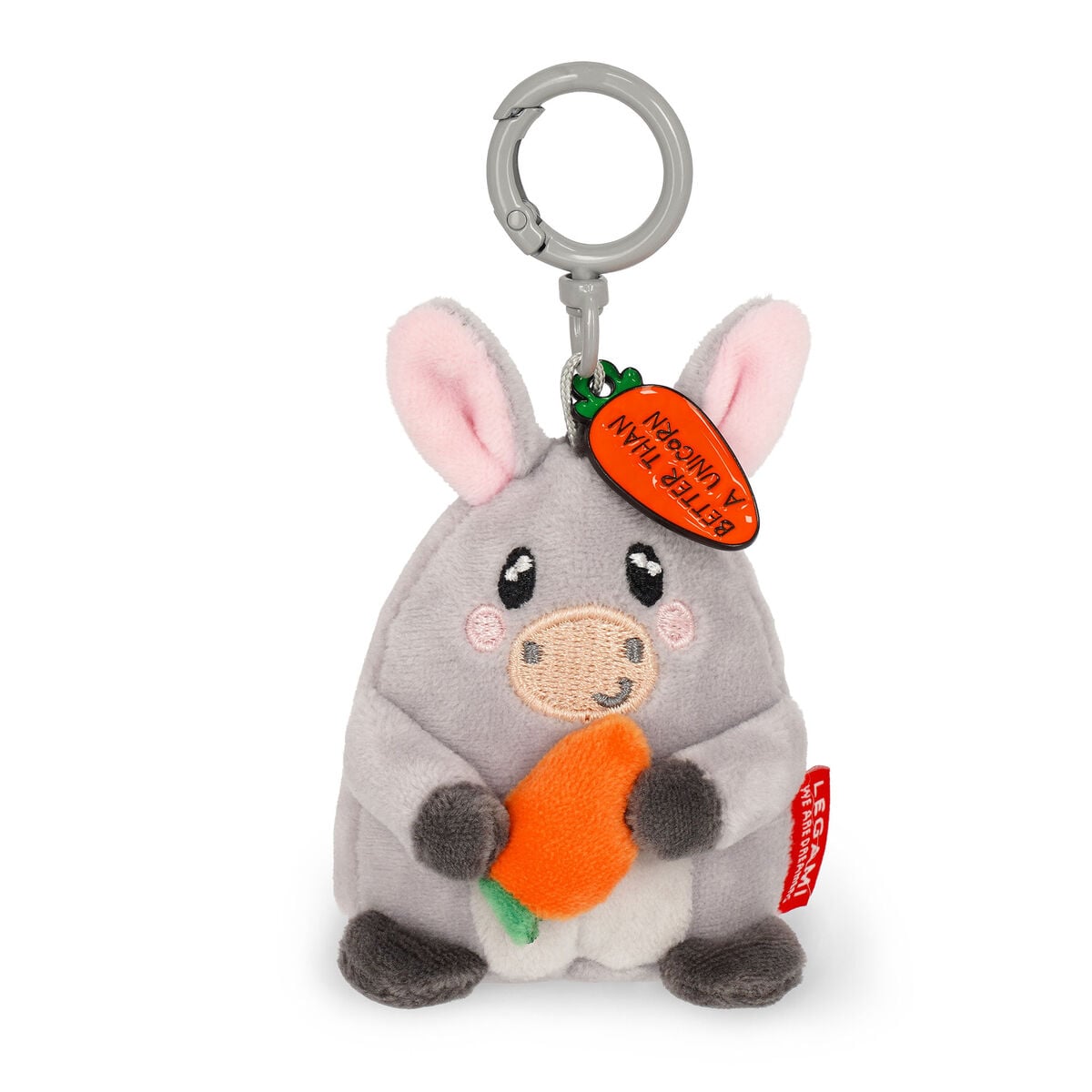 Legami - Llavero de Peluche Burro - ¡Tiny Súper Suave!