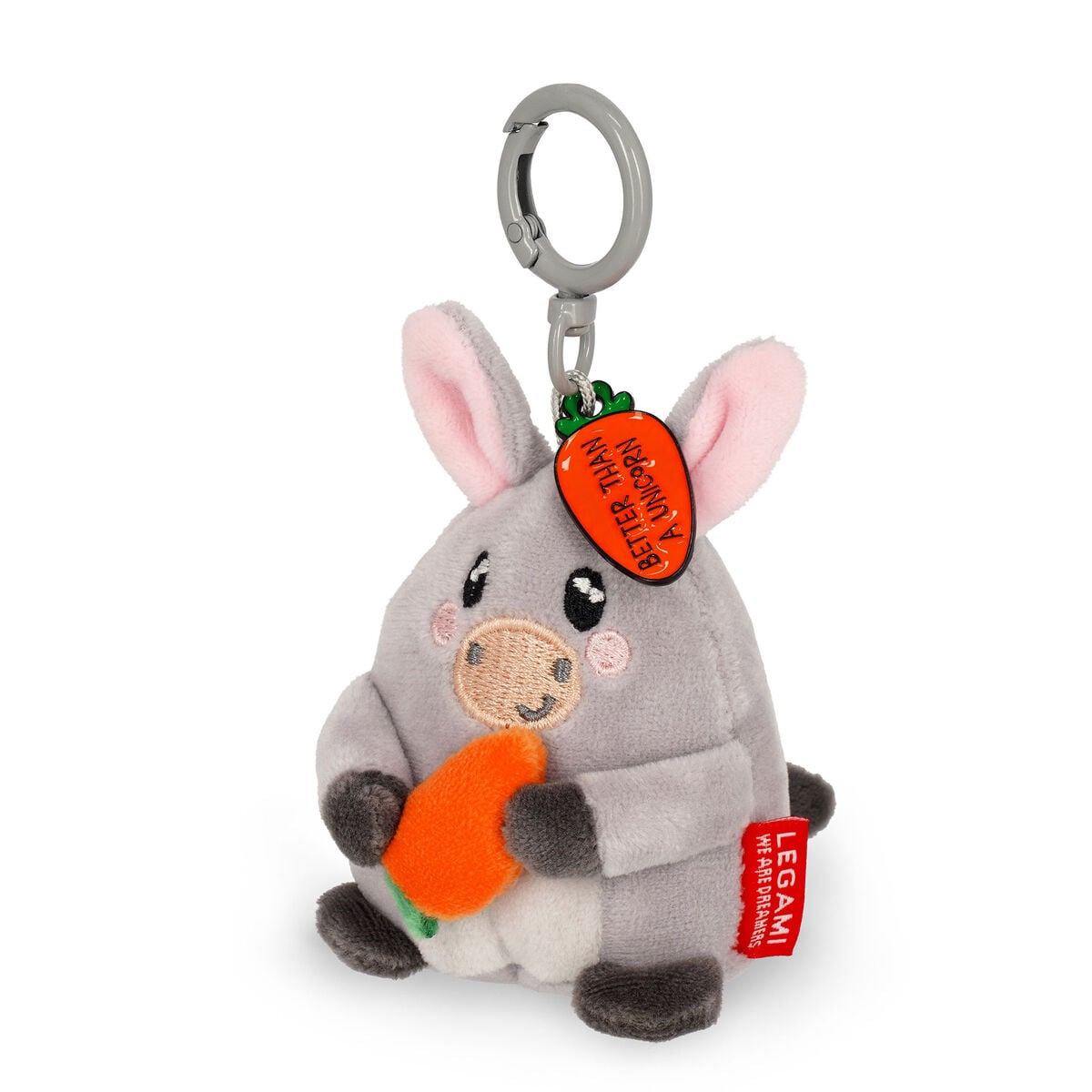 Legami - Llavero de Peluche Burro - ¡Tiny Súper Suave!