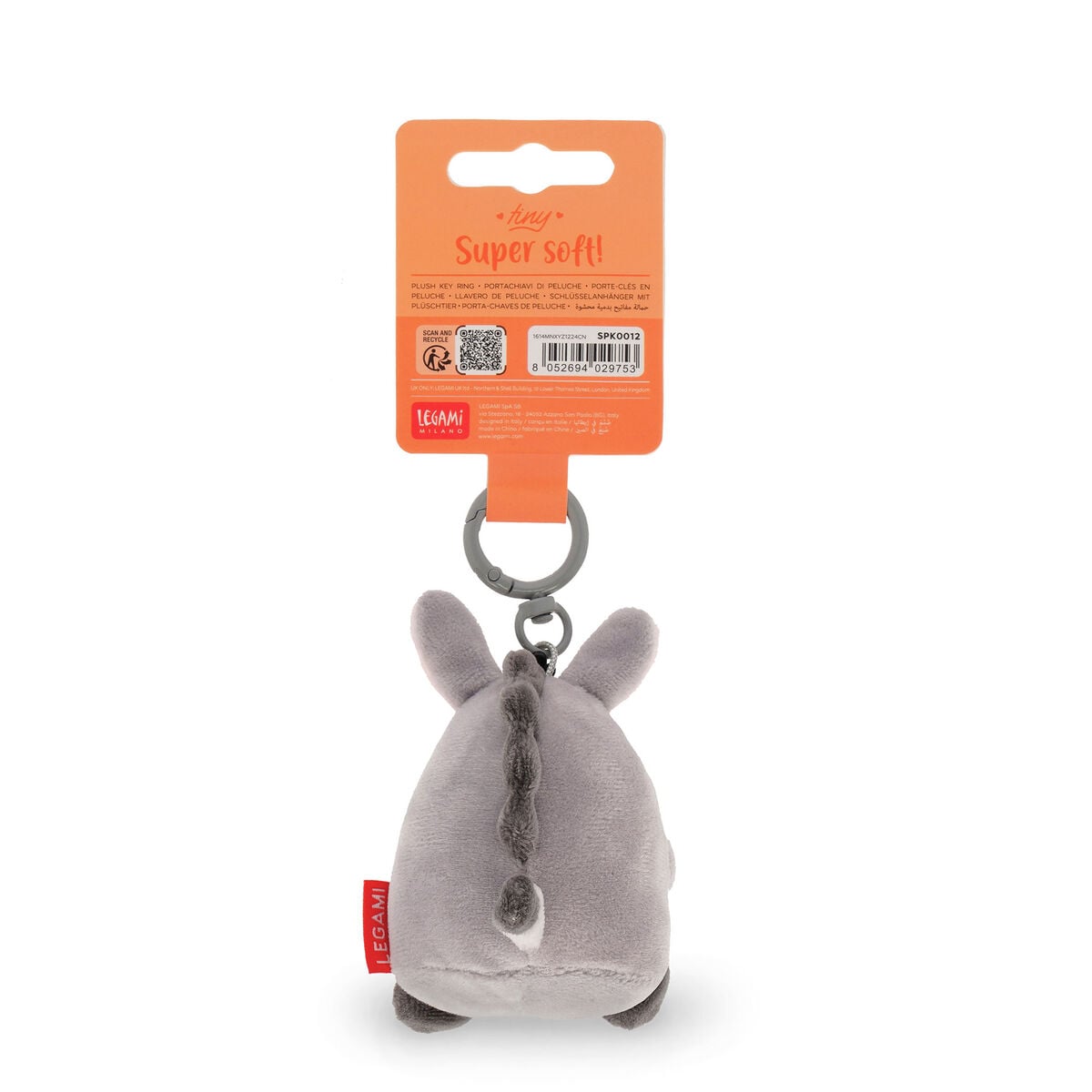 Legami - Llavero de Peluche Burro - ¡Tiny Súper Suave!