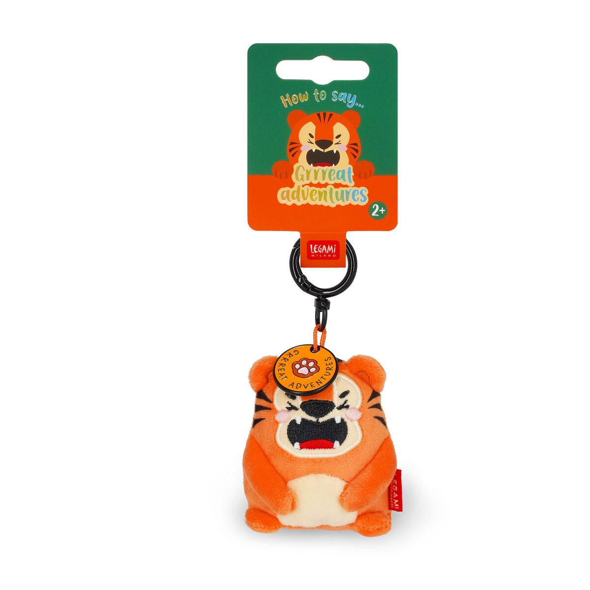 Legami - Llavero de Peluche Tigre - Tiny ¡Súper Suave!