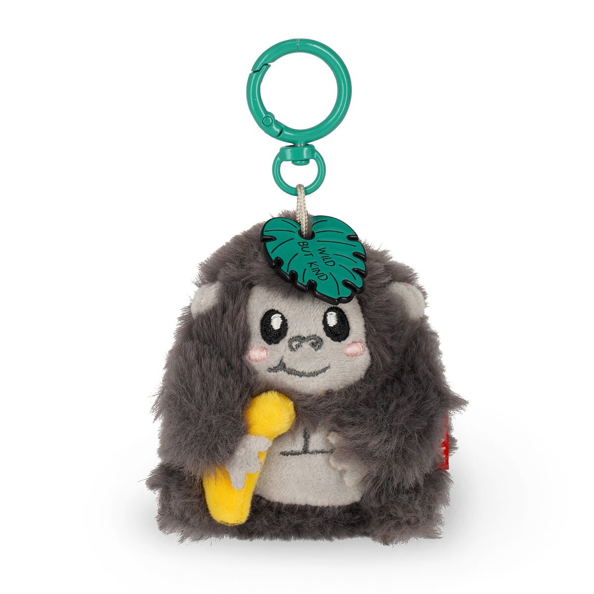 Legami - Llavero de Peluche Gorila - ¡Pequeño y Súper Suave!
