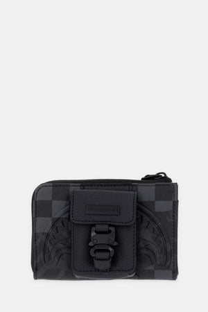 Sprayground - Cartera de piel sintética negra 910W9054NSZ