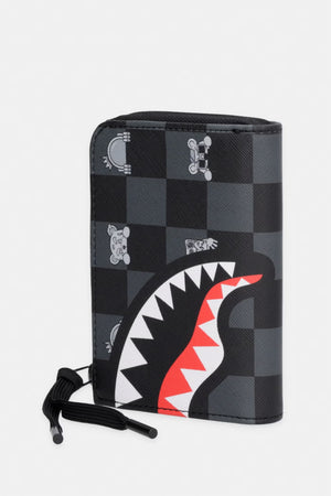 Sprayground - Cartera de piel sintética negra 910W8917NSZ