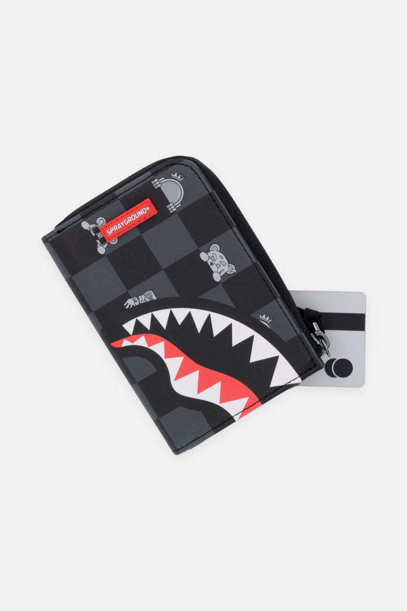 Sprayground - Cartera de piel sintética negra 910W8917NSZ