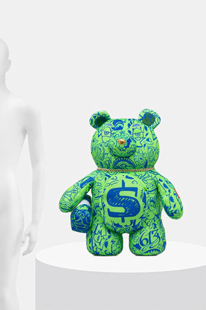 Sprayground - Mochila Sprayground в зелено малък размер с принт 910B7389NSZ