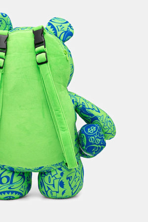 Sprayground - Mochila Sprayground в зелено малък размер с принт 910B7389NSZ