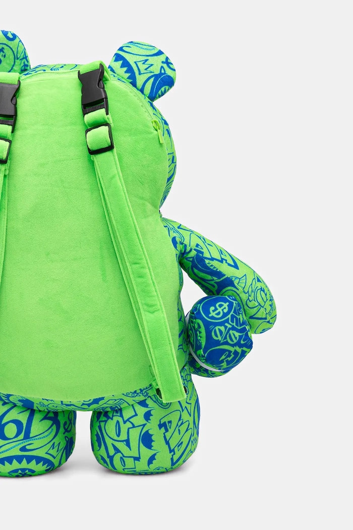 Sprayground - Mochila Sprayground в зелено малък размер с принт 910B7389NSZ