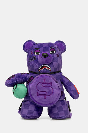 Sprayground - Mochila de Oso de Peluche Morada
