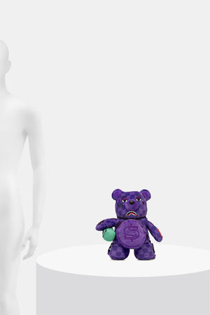 Sprayground - Mochila de Oso de Peluche Morada