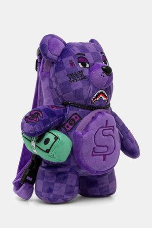 Sprayground - Mochila de Oso de Peluche Morada