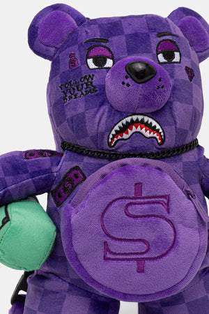 Sprayground - Mochila de Oso de Peluche Morada