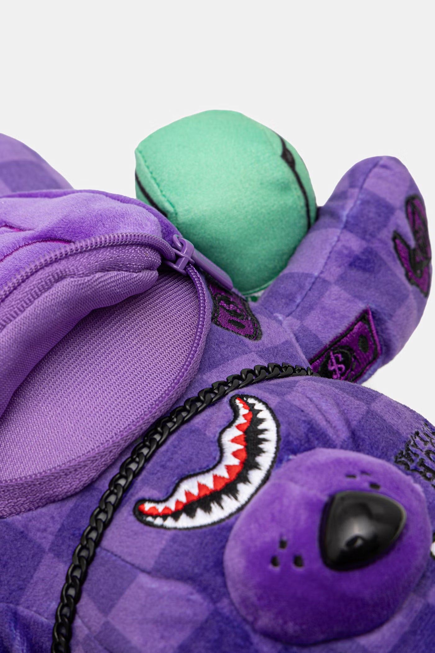 Sprayground - Mochila de Oso de Peluche Morada