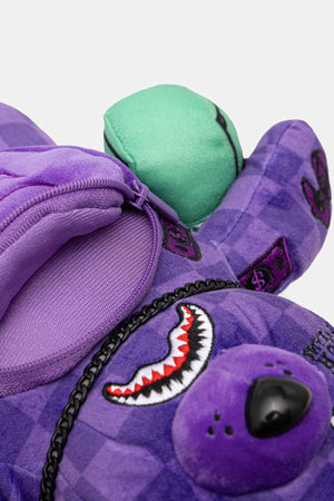 Sprayground - Mochila de Oso de Peluche Morada