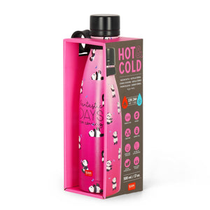 Legami - Termo Botella 500 ml - Panda - Frío y Caliente