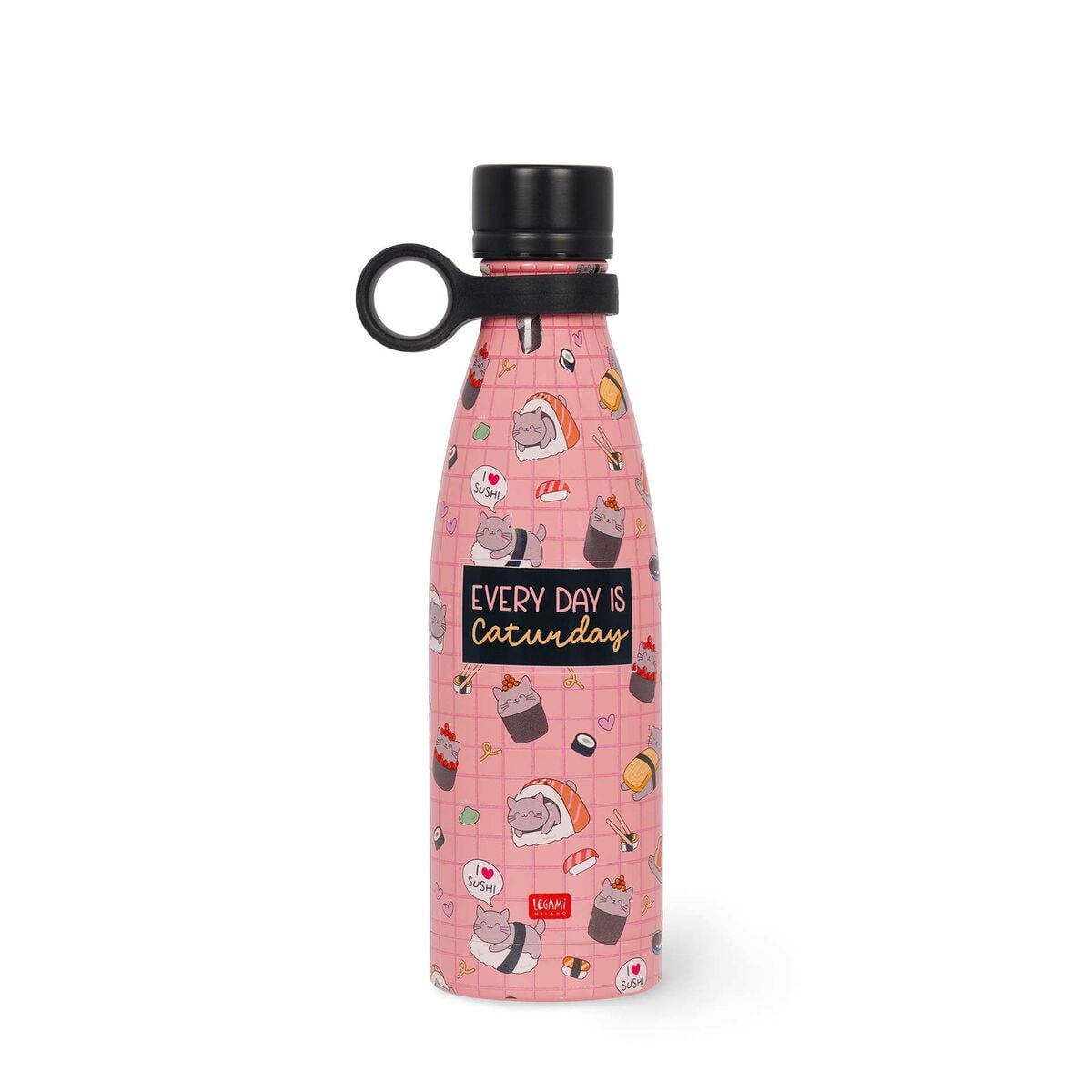 Legami - Termo de vacío de 500 ml - Gato Sushi - Frío y caliente