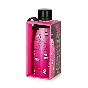Legami - Botella Mini Termo de 300 ml - Panda - Frío y Caliente