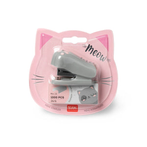 Legami - Mini grapadora con quitagrapas - Meow