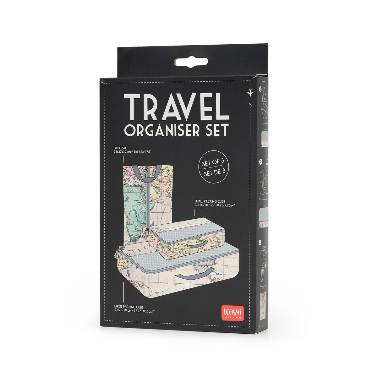 Legami - Juego de Tres Bolsas de Viaje - Organizador de Viaje