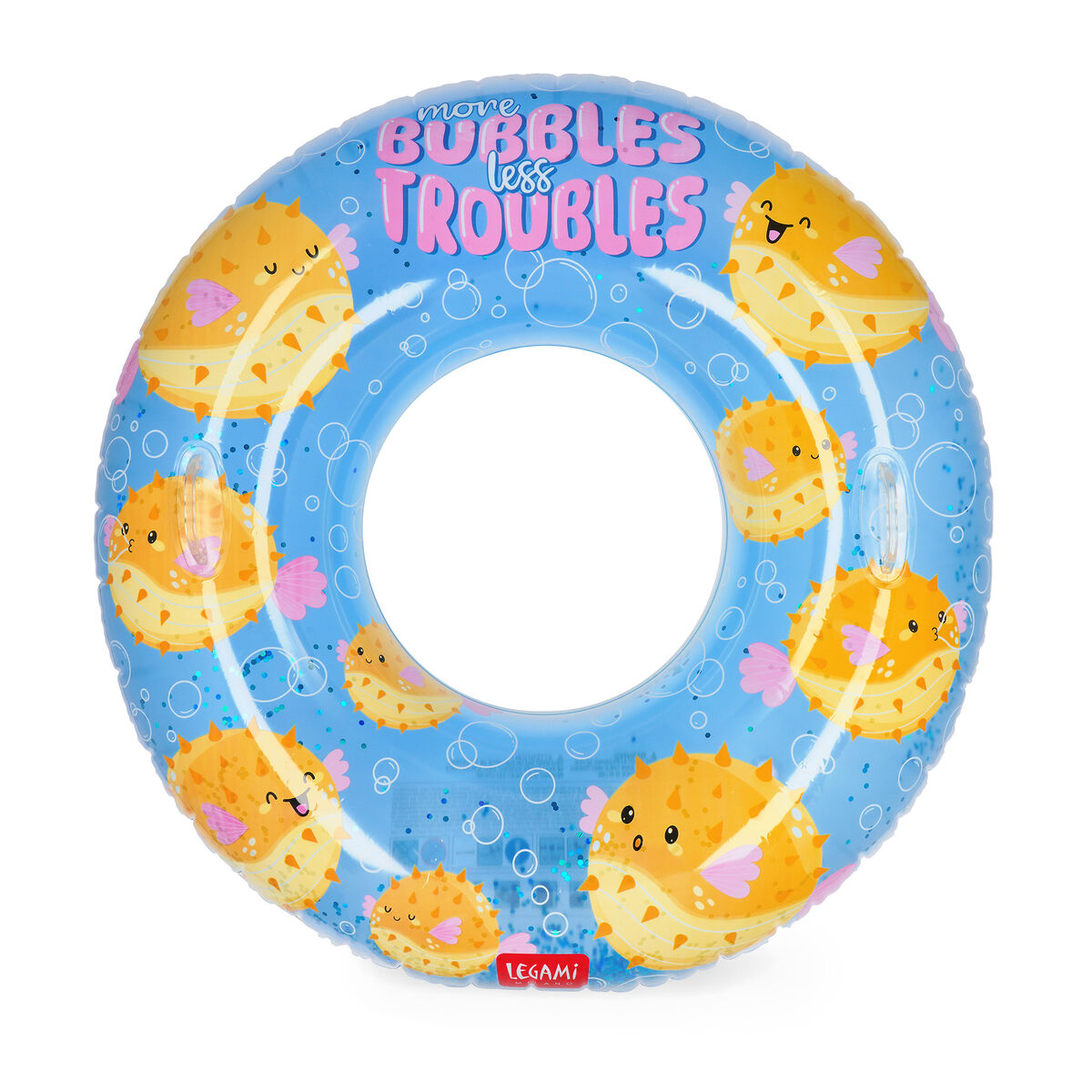 Legami - Anillo hinchable para piscina Maxi Pufferfish - Anillo Maxi para piscina