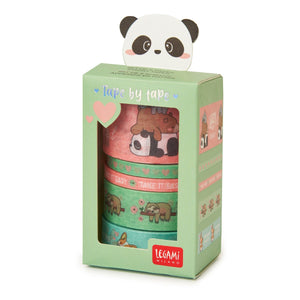 Legami - Set de 5 Cintas Adhesivas Decorativas Cute Animals - De Cinta a Cinta