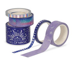 Legami - Set de 5 Cintas Adhesivas Decorativas de Papel Mágico - De Cinta en Cinta