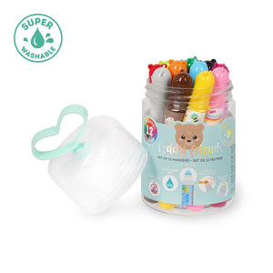 Legami - Set de 12 marcadores - Teddy Amigos