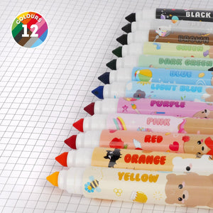 Legami - Set de 12 marcadores - Teddy Amigos