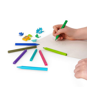 Legami - Juego de 24 lápices de colores con sacapuntas - Teddy Friends