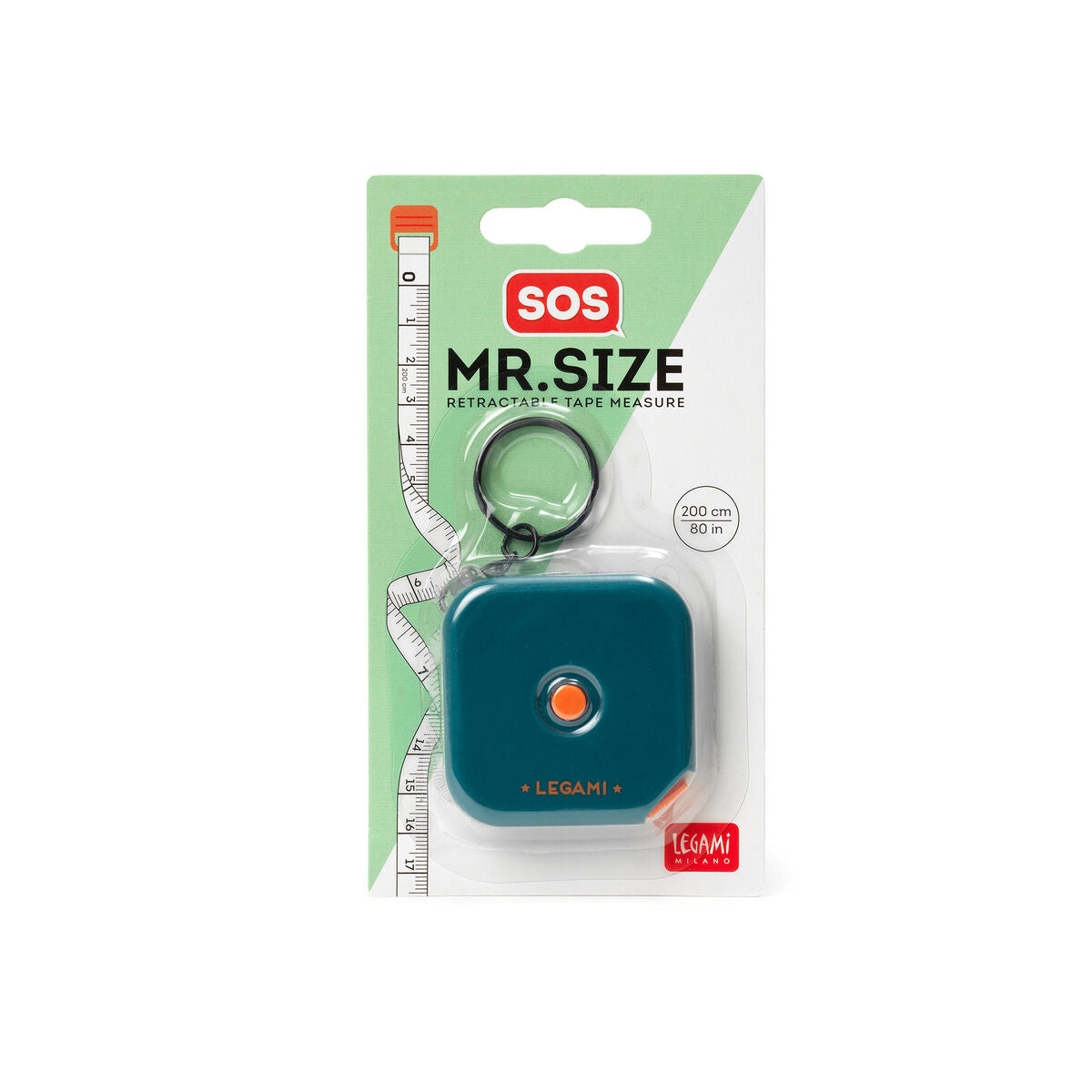 Legami - Cinta Métrica Retráctil - SOS Mr. Size