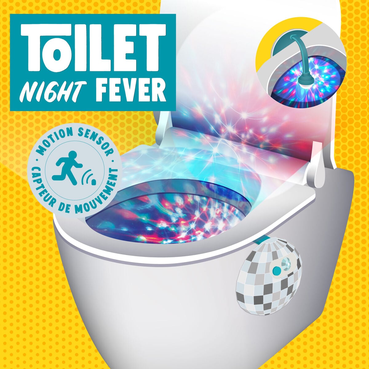 Legami - Luz Nocturna de Baño con Sensor - Toilet Night Fever